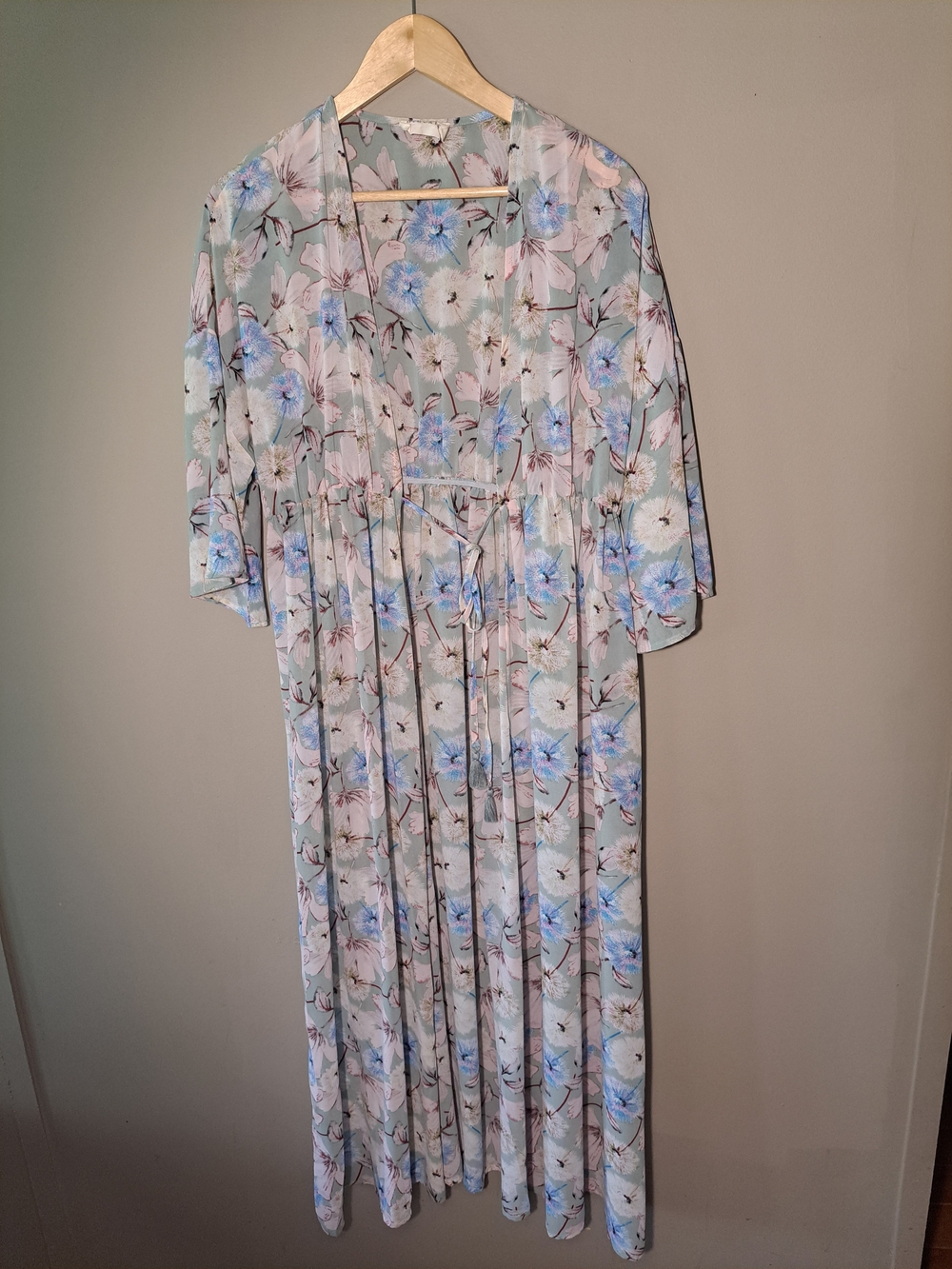 ninexis Dandelion Daydream Maxi Chiffon Cardigan